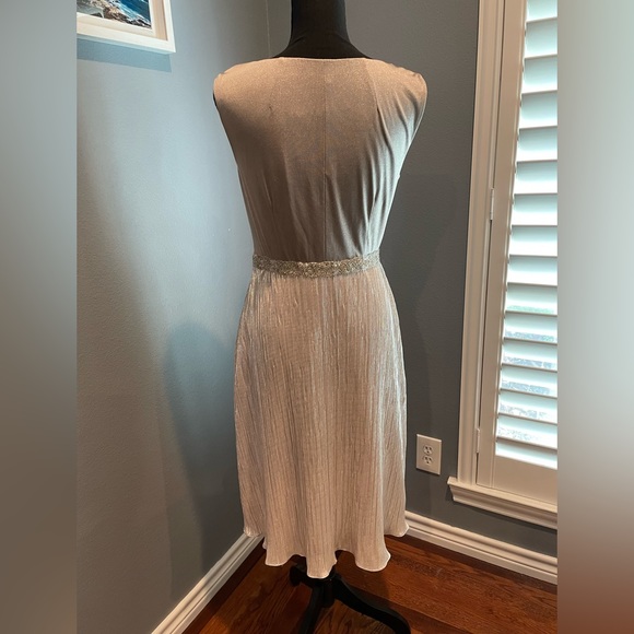 Tahari Stone/Silver Dress - Picture 3 of 6